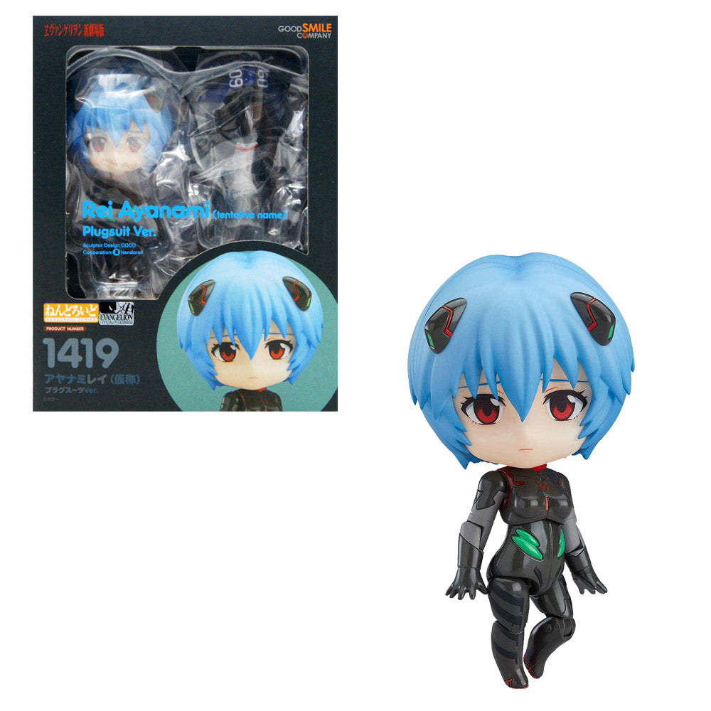 FIGURA NENDOROID REI AYANAMI (TENTATIVE NAME) PLUGSUIT VER. 1419 FIGURA NENDOROID REI AYANAMI (TENTATIVE NAME) PLUGSUIT VER. 1419